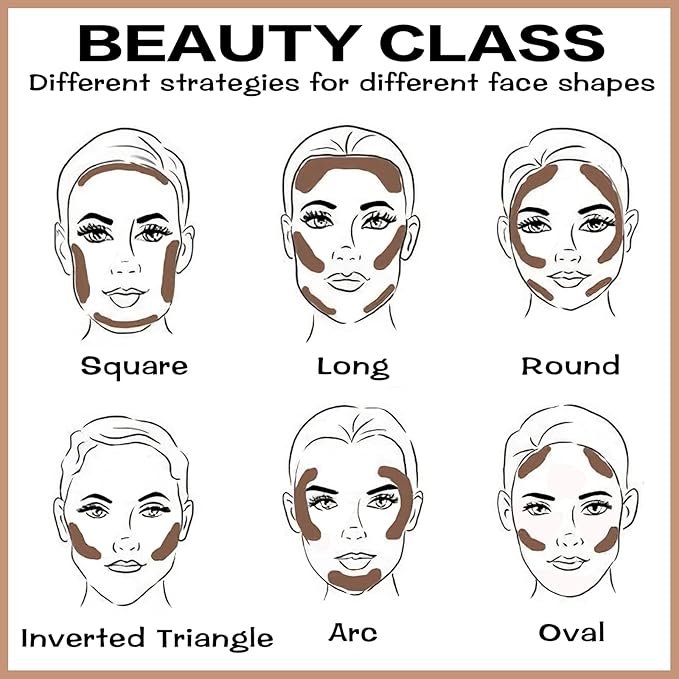 FOCALLURE Cream Contour Stick, Matte Bronzer Stick, Professional