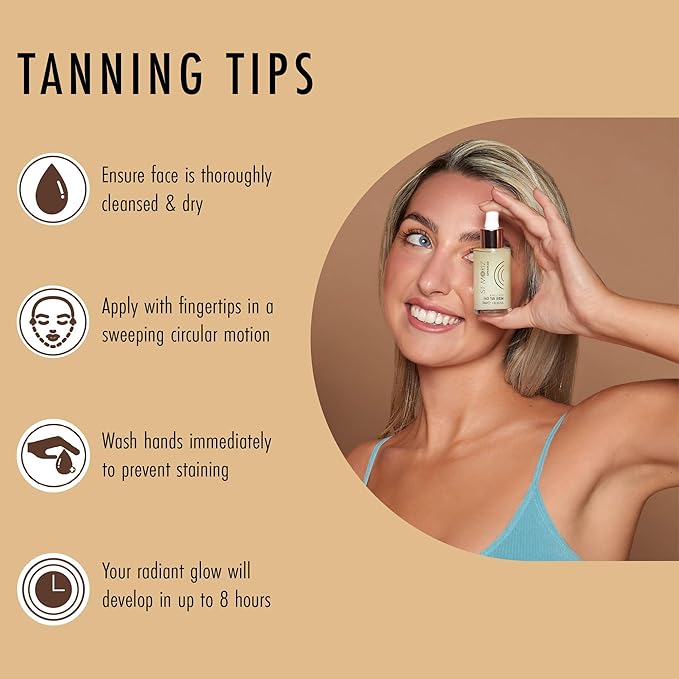 St Moriz Advanced Miracle Glow Face Tanner Serum - Hydrating Self Tan Face Serum, 30ml - With Q10 & Hyaluronic Acid - Natural Sunless Radiant Glow & Gradual Face Self Tanner - Dermatologically Tested