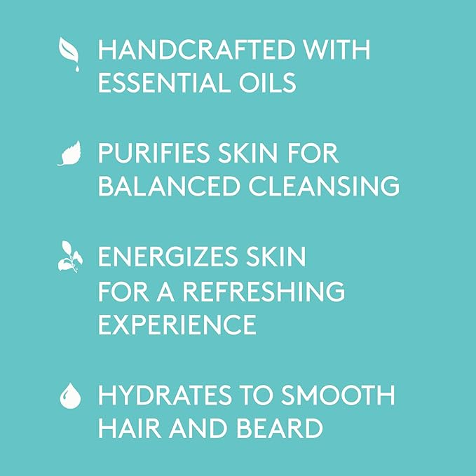 Barrel and Oak - All-In-One Body Wash, Men's Soap for Hair, Face, & Body, Essential Oil-Based Scent, Cedarwood & Bourbon, Vegan (Bourbon Cedar, 16 oz)