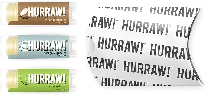 Hurraw! Coconut, Earl Grey, Mint Lip Palm