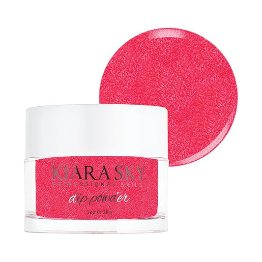 Kiara Sky Long Lasting Nail Dip Powder Pink Pace Shimmer 1 oz