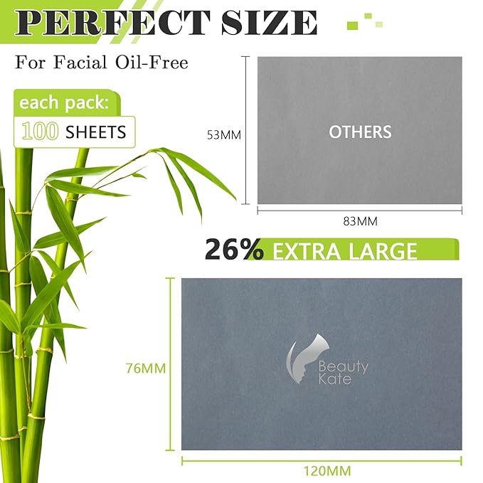 Natural Premium Oil Blotting Paper for Oily Skin