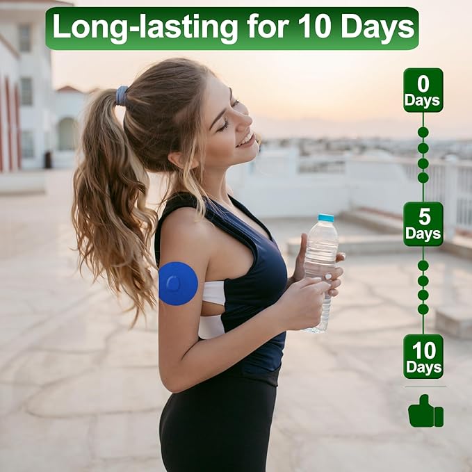 G7 Adhesive Patches Waterproof 20Pack G7 Overpatch Flexible CGM Tape Non-Glue Central Full Cover Hypoallergenic & Latex-Free Stelo Patch Overlay for 10-15 Days Long Stay, Multi-Colored