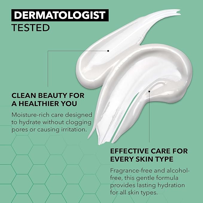 Hyaluronic Acid Moisturizer For Face with Collagen & Aloe - Dermatologist-Tested Anti-Aging Korean Skin Care - Ultra Hydrating & Nourishing - Fragrance & Alcohol-Free - 50ML/1.7Fl.Oz