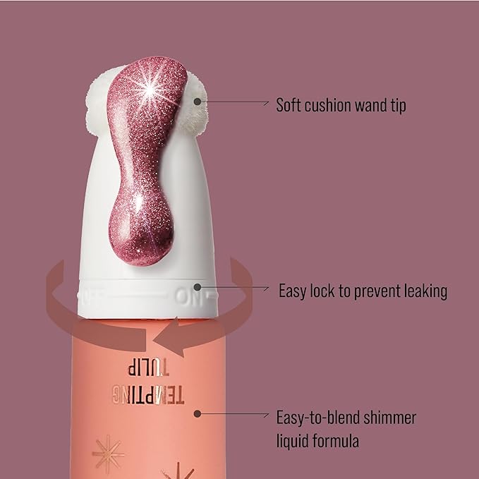 Kiss New York Professional Pearl Liquid Blush Beauty (Tempting Tulip)