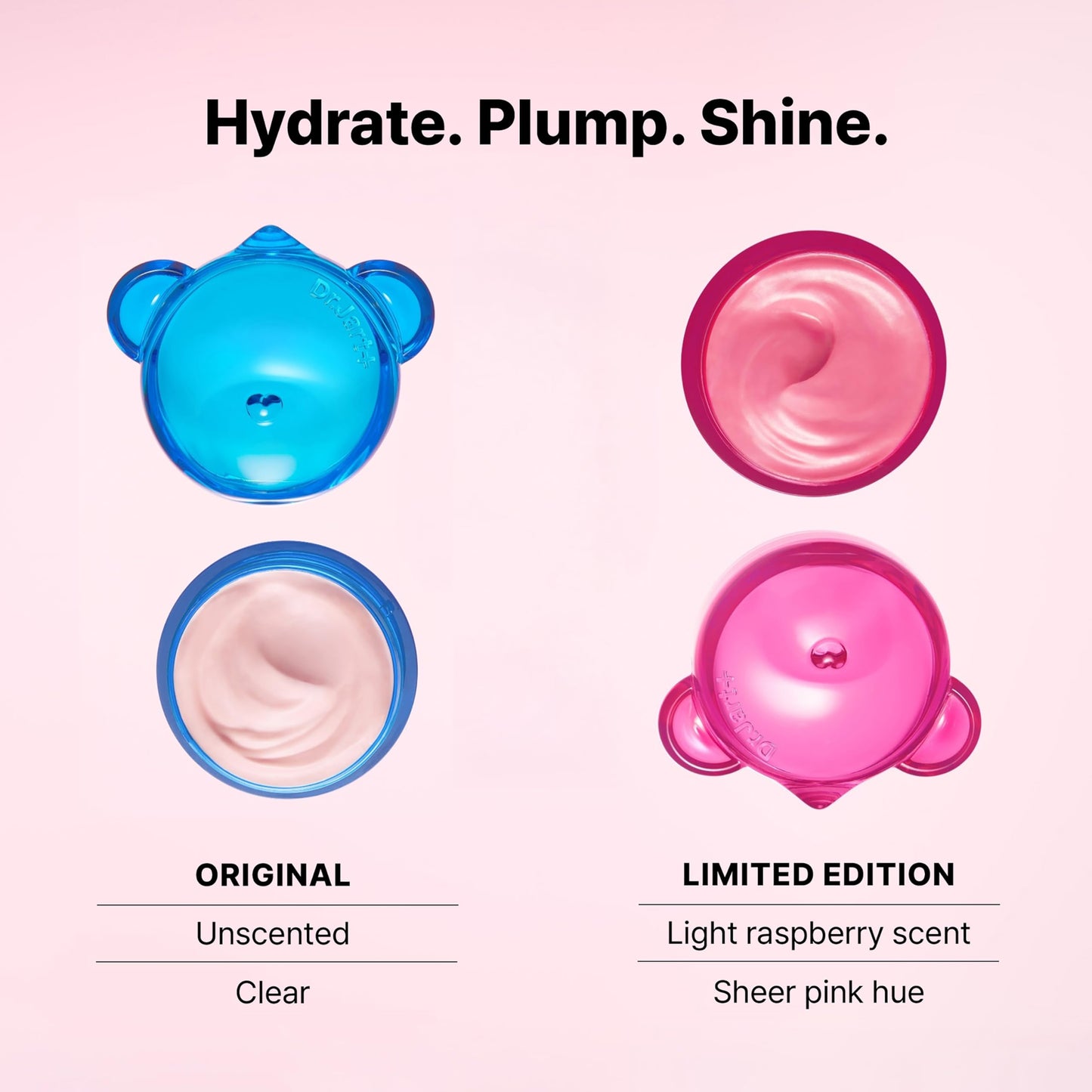 Dr.Jart+ Vital Hydra Solution Jelly Bear Korean Lip Mask with Hyaluronic Acid, Clear and Fragrance Free | Korean Skin Care, 0.67 Fl Oz