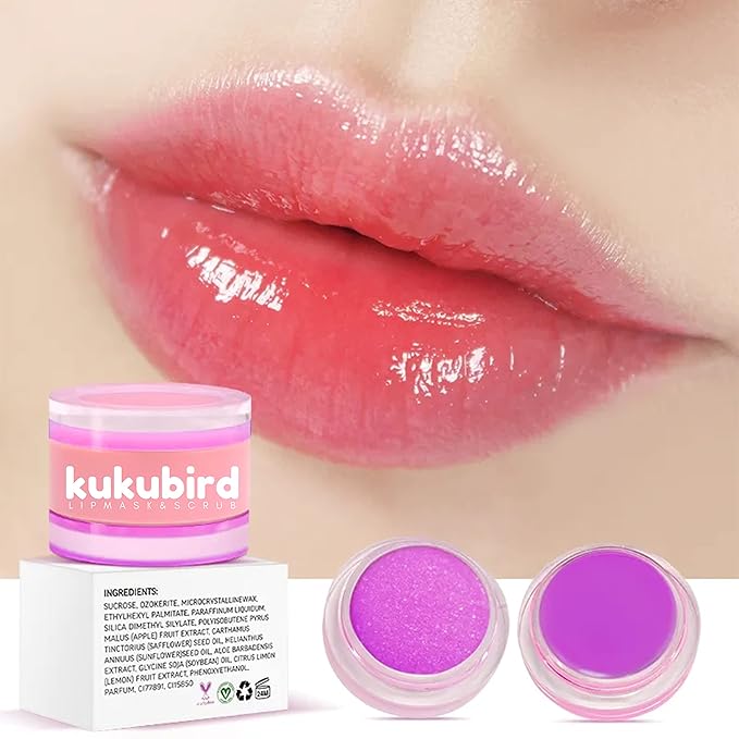 kukubird Exfoliating Lip Scrub Lip Care Lips-Grape