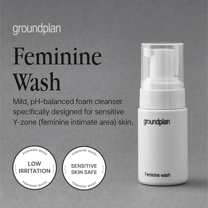 Feminine Wash 1.01 fl oz – Mild pH-Balanced Foam Cleanser for Sensitive Skin, Gentle Botanical Formula, Daily Use, Fragrance-Free
