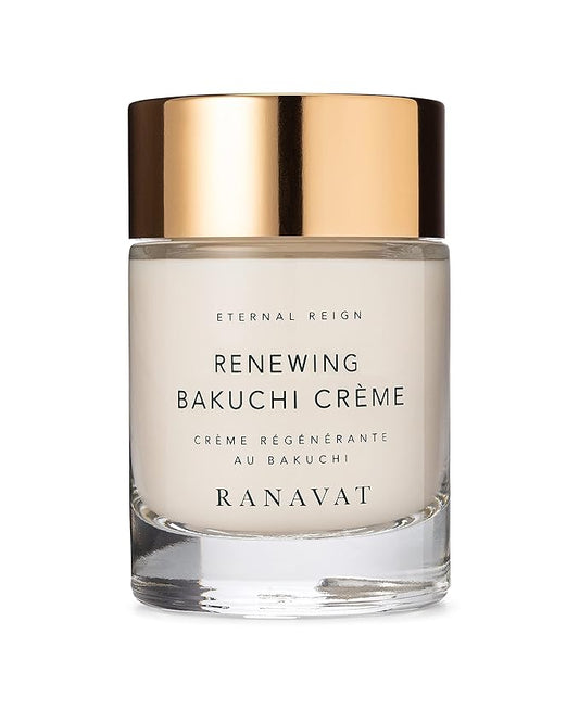 RANAVAT Renewing Bakuchi Face Cream - Daily Face Moisturizer with 12 Hour Hydration to Boost Skin Barrier Function - Softens Fine Lines + Wrinkles with Lotus Flower, Bakuchi & Ashwagandha (1.7 oz)