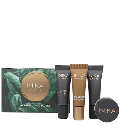 INIKA Organic Foundation Trial Set, Natural Mineral essentials - Tan