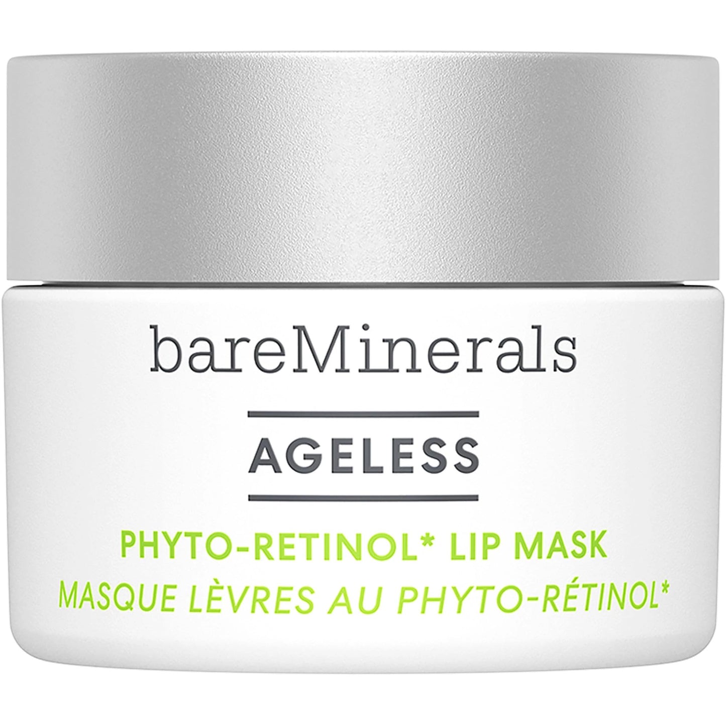 bareMinerals Ageless Phyto-Retinol Lip Mask with Plant-Based Retinol Alternative + Hyaluronic Acid, Leave-On Lip Sleeping Mask, Vegan