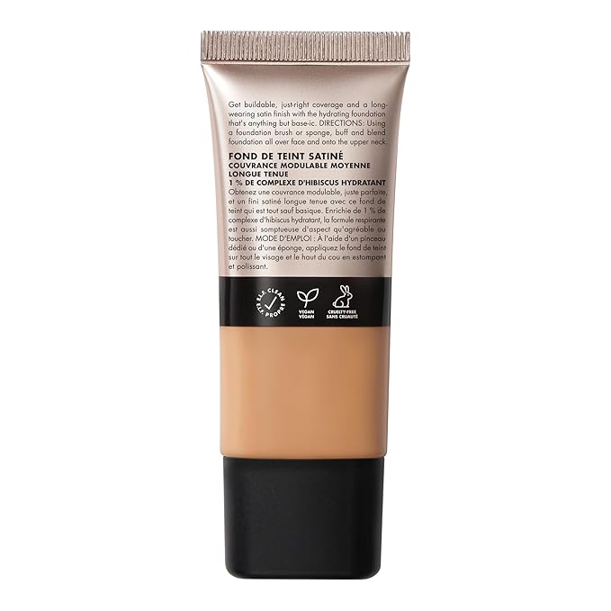 e.l.f. Soft Glam Foundation, Medium Coverage, Long-Lasting & Medium Warm