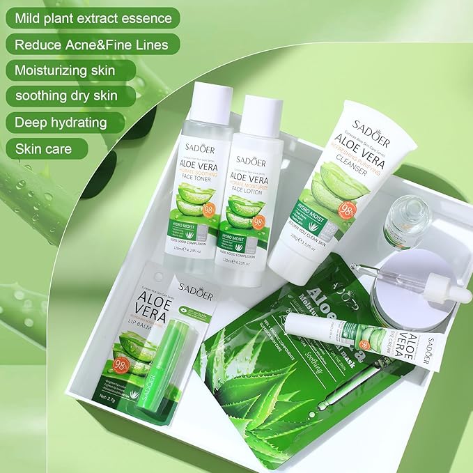 10 Pcs Skin Care Sets Face