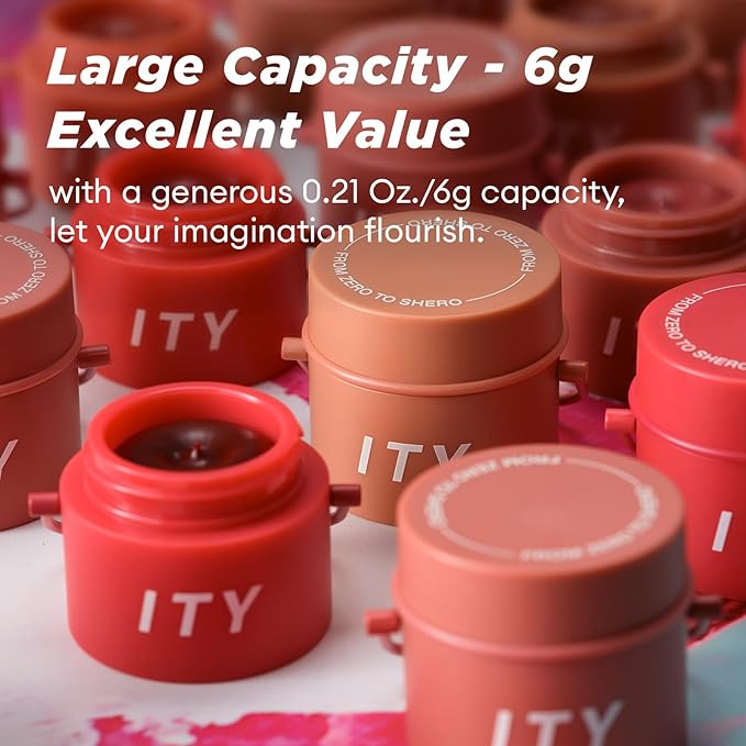 ITY Velvet Matte Finish Lip Stain-Mousse Textured Pudding Pudding