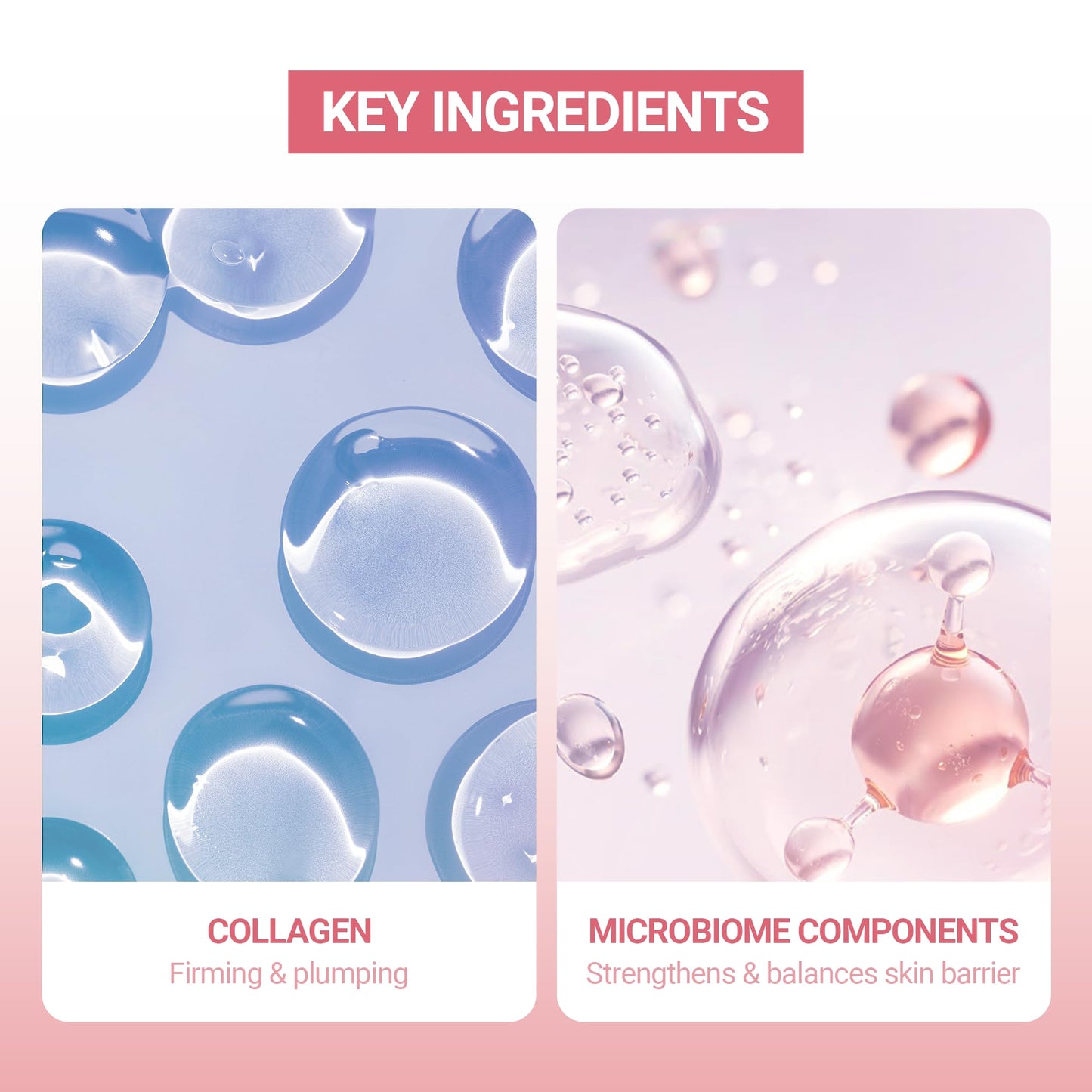 tenzero Daily Collagen Firming Mask, Hydrating & Firming Facial Mask, Skin Elasticity Enhancement with Collagen and Microbiome, Plant-based Cellulose Mask, For Daily Use, Korean Skincare, 30 Sheets