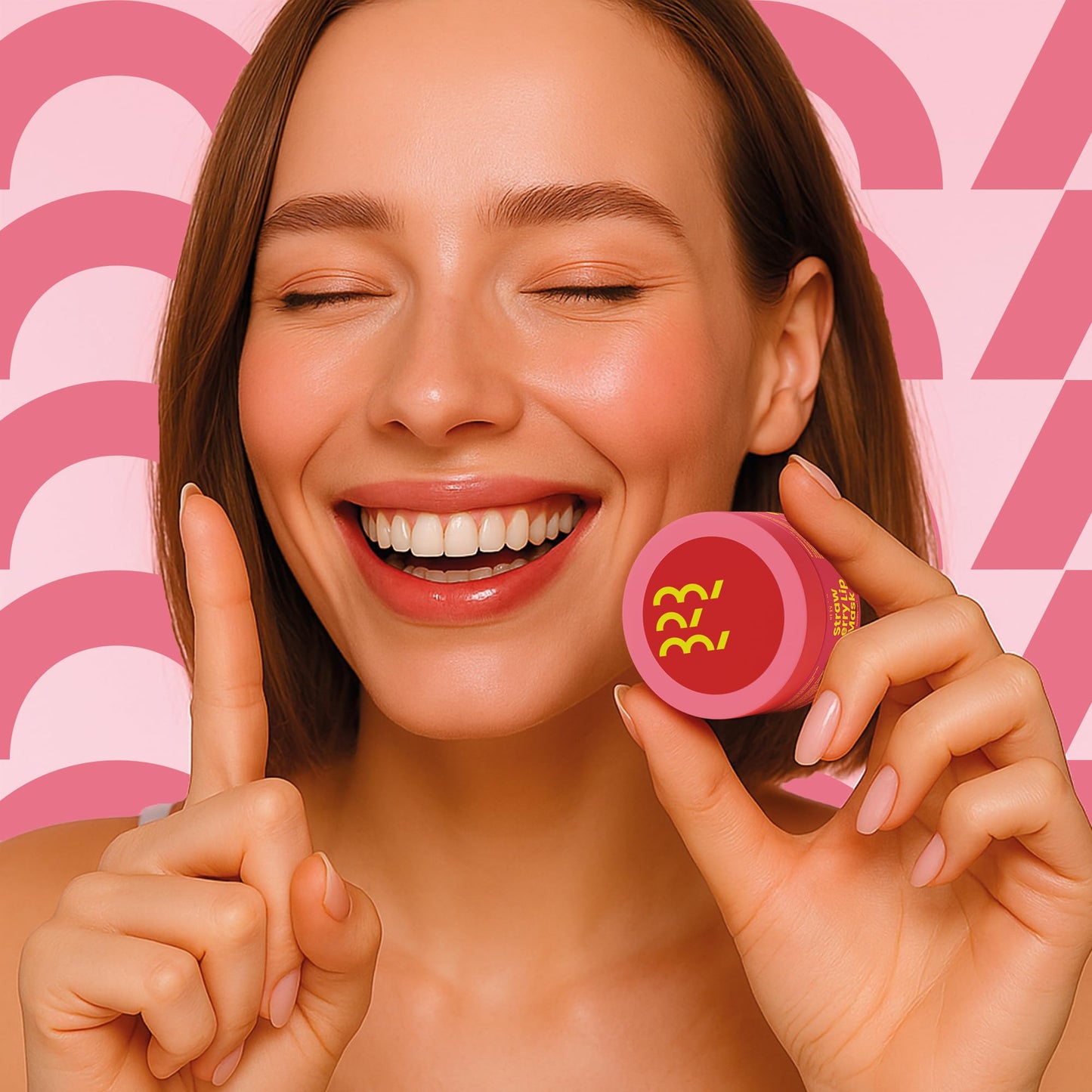 MINIMI Lip Mask Overnight 0.7Oz – Lip Sleeping Mask for Dry Chapped Lips – Hydrating Lip Treatment with Collagen, Peptides, Hyaluronic Acid & Vitamins – Korean Skincare Like Laneige Lip Mask