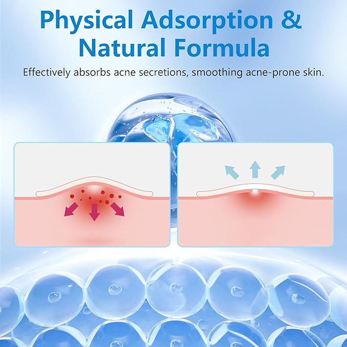 Invisible Pimple Patches for Face,Day and Night 4 Sizes 360 Counts Thin & Thick Hydrocolloid Acne Patches for Face and Skin, Zits Absorbing Patch, Covering Zits and Blemishes, Spot Stickers