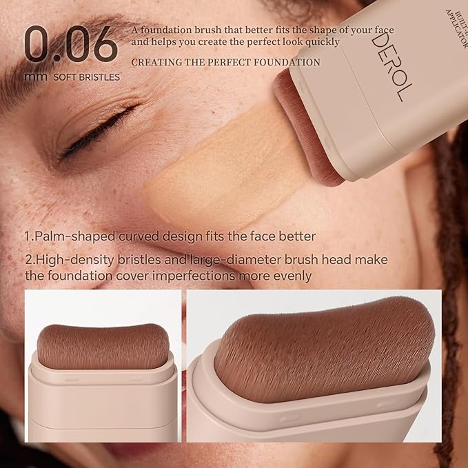 Foundation Stick, Multi-Use Foundation Stick Makeup with Built-In