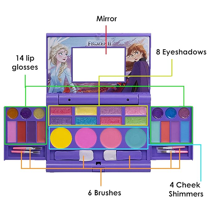Disney Frozen Elsa Anna Cosmetic Compact Set