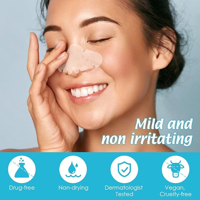 Pimple Patches for Nose 20 CT Acne Patches Nose Pore Strips XL Hydrocolloid Bandages for Face Blemish Pimple Patch Absorbs Oil Overnight