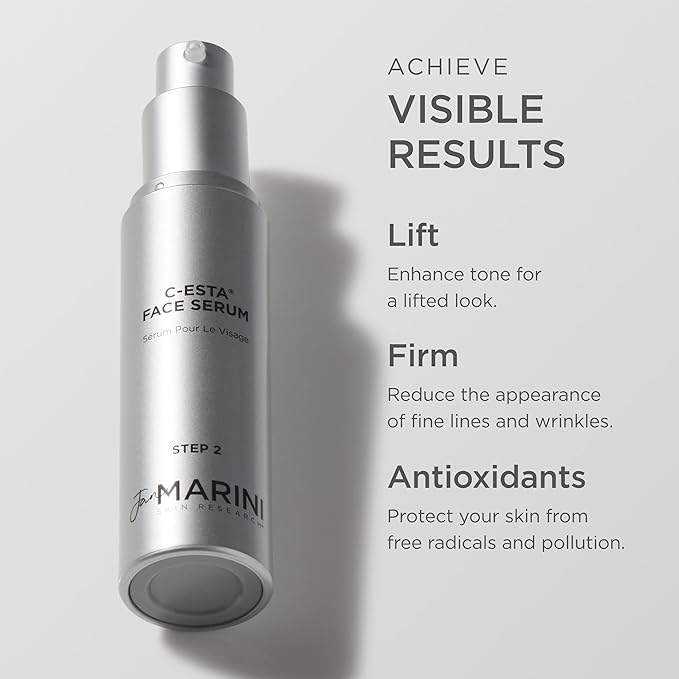 Jan Marini Skin Research C-ESTA Serum - Antioxidant-Rich Beauty Product for Dry, Oily & Normal/Combo Skin - Lifting & Firming Serum with Vitamin C - 1 fl oz