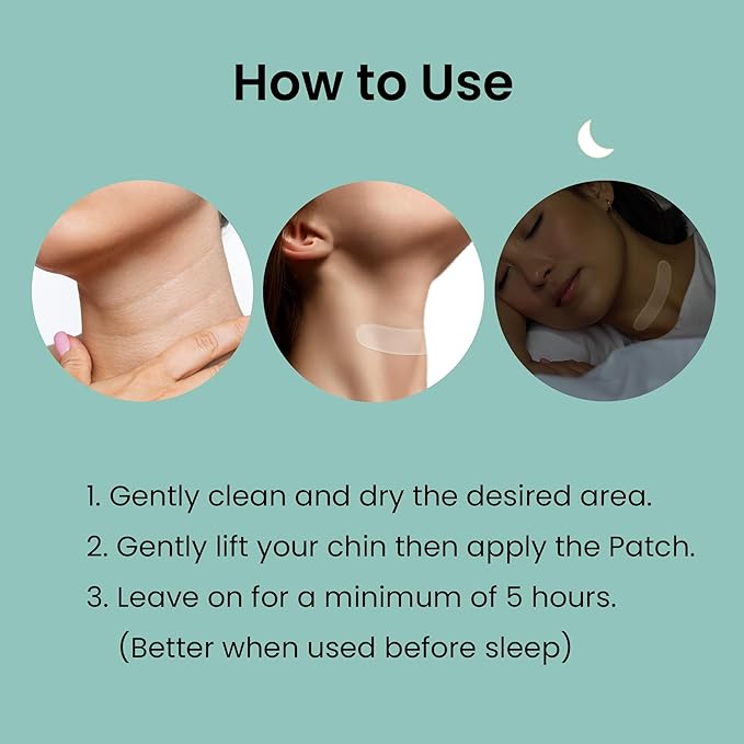 Youthful Curve Wrinkle Patch Duo, Wrinkle Tape for Neck and Face| Contour & Invisible Wrinkle Strip Korean Skincare Treatment with Retinol, Collagen, and Hyaluronic Acid