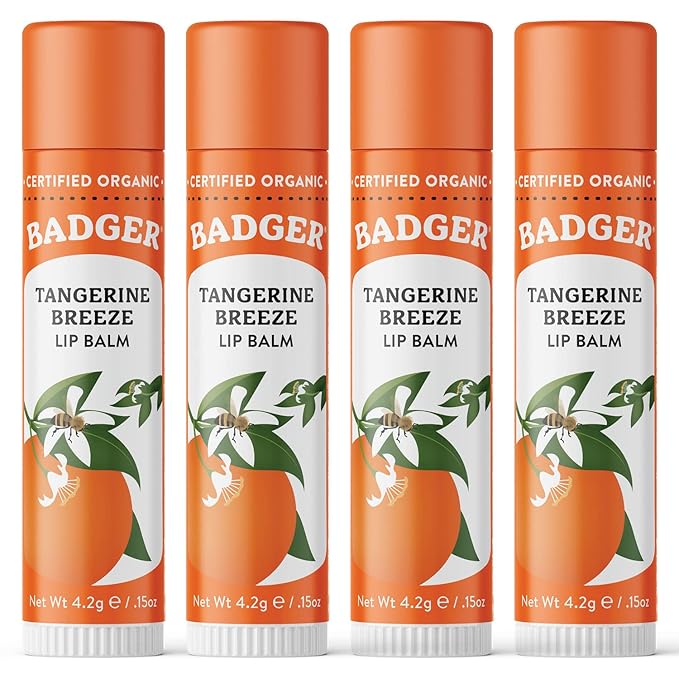 Badger - Classic Lip Balm, Tangerine