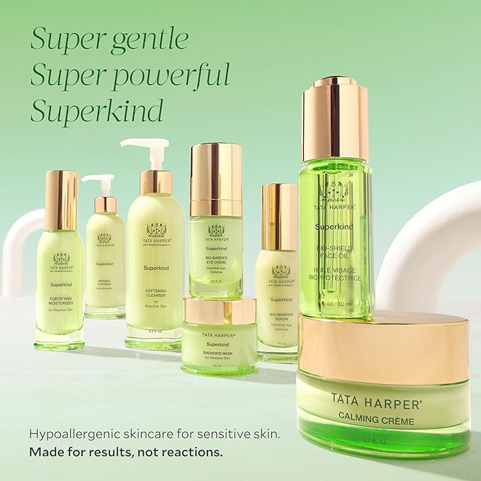 Tata Harper Superkind Softening Cleanser, Gentle Cleanser for Sensitive Skin, Hypoallergenic Skincare, Fragrance Free, Natural Skincare, Dermatologist Tested, Vegan, 125ml