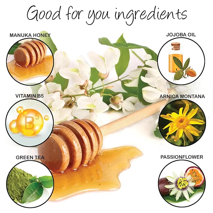 Deluvia Manuka Honey Cream | Hydrating & Soothing Moisturizer Face & Body Lotion | for Sensitive Skin, Eczema, Psoriasis & Dermatitis (2 oz Pack of 1)