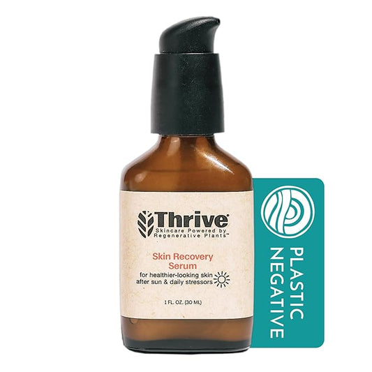 Thrive Natural Care Natural Bakuchiol Serum for Face - Healthier Retinol Alternative includes Hyaluronic Acid - Collagen Boosting Face Serum for Brighter, Firmer Skin - Vegan, Made in USA