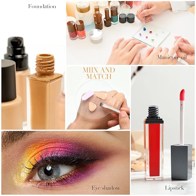 Makeup Mixing Palette 2 Pieces Handheld Makeup Mixing