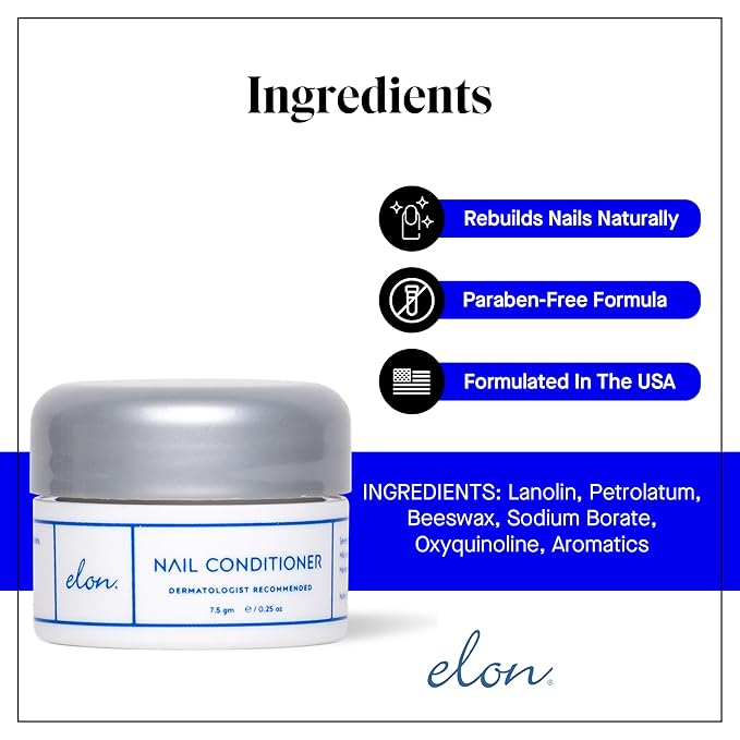 Elon Lanolin-Rich Nail Strengthener,Conditions Nails