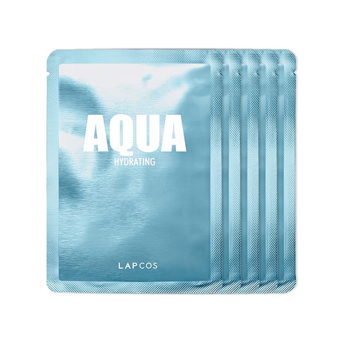 LAPCOS Aqua Sheet Mask, Hydrating Daily Plankton