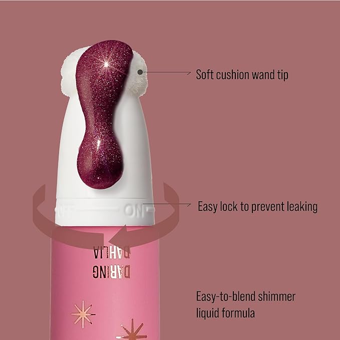 Kiss New York Professional Pearl Liquid Blush Beauty (Daring Dahlia)