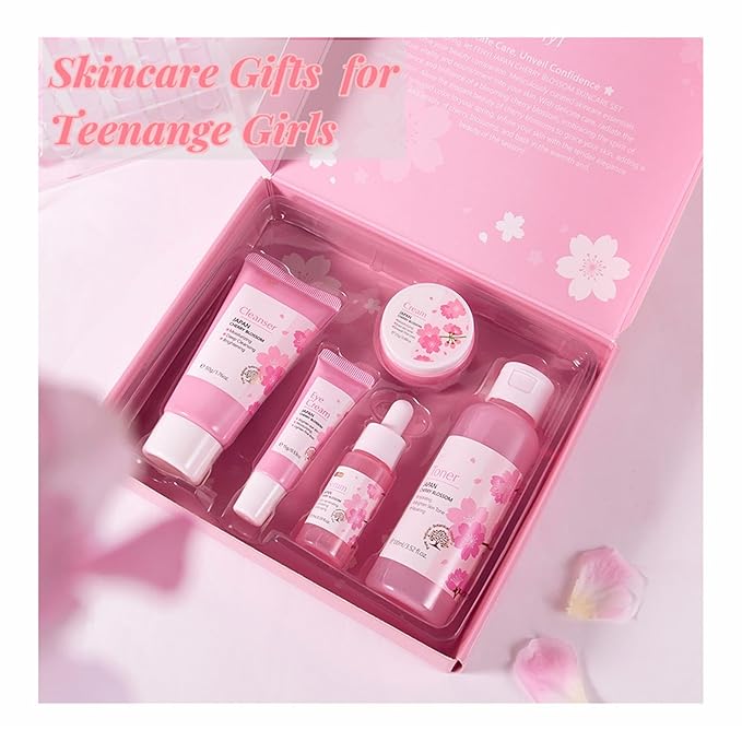 Korean Skin Care Set - Sakura