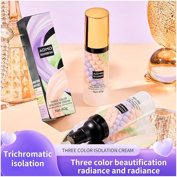 Face Primer for Makeup 3 Colors Isolation Cream