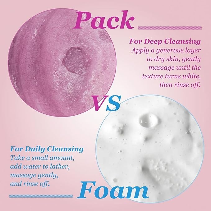 4-in-1 Konjac Jelly Face Cleanser – Gentle Daily Exfoliating, Deep Cleansing, Pore Care & Makeup Removal | Berry Smoothie Texture with Raspberry & Vitamin B+C+E Complex | Dermatologist-Tested