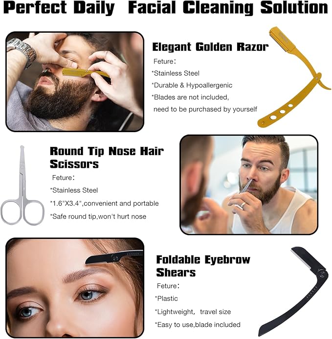 Hair Cutting Scissors Set Black