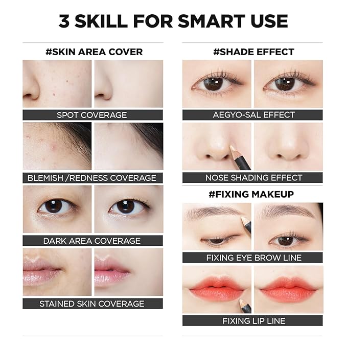 THESAEM Cover Perfection Concealer Pencil with Sharpener, Salmon 1.4g