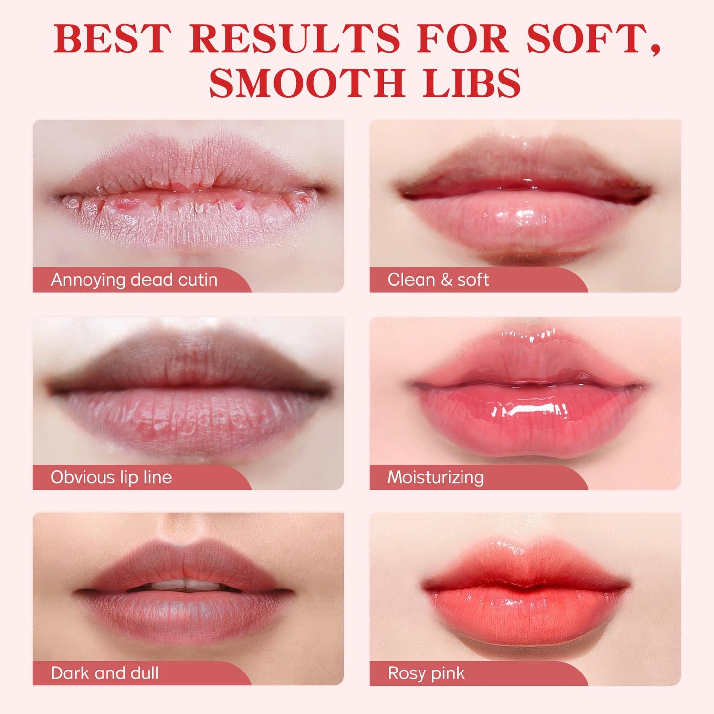 Strawberry Sugar Lip Scrub & Lip Sleeping Mask Set Natural Lip Treatment Duo - 4 IN 1 Gift Set For Exfoliate,Nourish Soothe & Hydrate Dry and Flaky Lips-Natural Overnight Lip Care for Soft,Smooth Lips