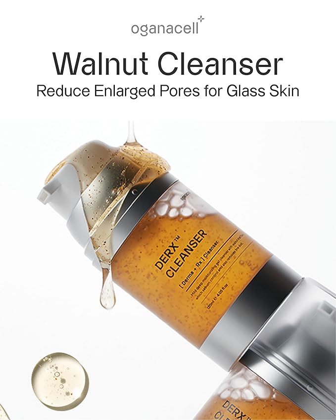Oganacell Limited Set [DERX Cleanser 4.05 fl oz] + [Kombucha Toner 4.05 fl.oz] + [Recovery Cream 1.69fl oz]
