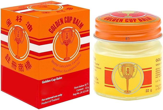 Golden Cup Balm Yellow Herbal Thai 22g