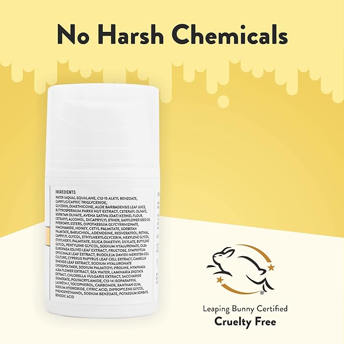 ECZEMA HONEY Concentrated Nighttime Renewal Face Cream - Anti Aging Skin Care Products - Unscented Face Moisturizer for Eczema, Dry & Sensitive Skin (1.7 Oz)