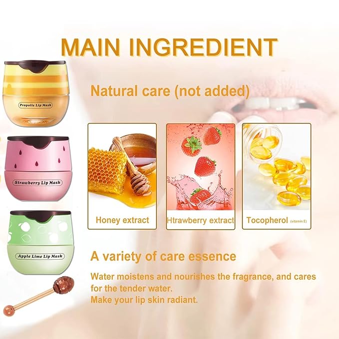 3 PCS Bee Lip Mask Lip Lines