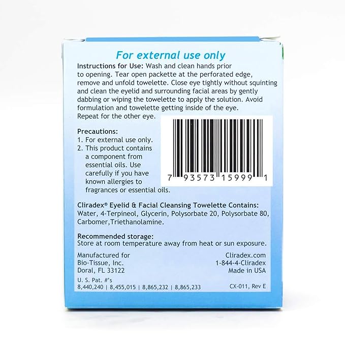 Towelettes & Foam Bundle - Wipes with Tea Tree Oil Extract for Demodex, Blepharitis, Mgd and Red Irritated Eye Lid - Gentle Eyelid Cleanser & Eyelash Conditioner