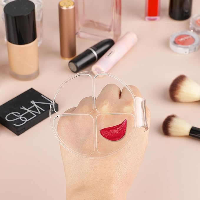 2 Pcs Makeup Hand Palette Foundation Palette Foundation