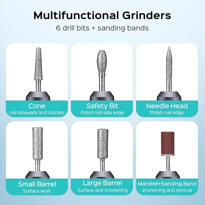 COSLUS Electric Nail Drill File