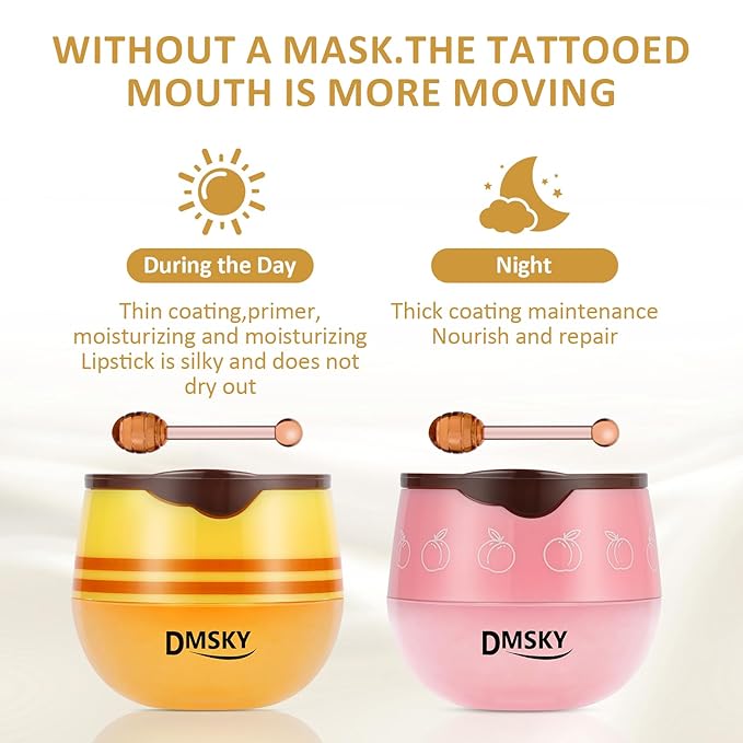 DMSKY Bee Lip Balm Honey Pot