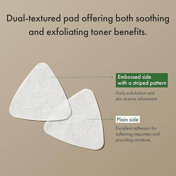 Dr.Ceuracle Tea Tree Purifine Toner Pad - Korean Skincare Mild Exfoliating and Pore Care, Double-Textured Face Pads with PHA, Zinc PCA, Niacinamide (60 Pads)