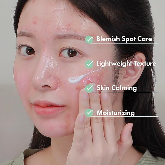 NATUREONE AC Kill Cream, BHA & Salicylic Acid Face Moisturizer, Niacinamide for Active Skin Repair, Tea Tree Oil for Soothing Sensitive Skin, acne spot treatment Korean Skincare, 30g, 1.05 oz.